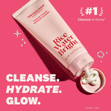 The Face Shop Rice Water Bright Double Cleansing Duo Set with Ceramide, Korean Skincare, Gentle Face Wash, Pore Control Cleansing Oil, Hydrating, Moisturizing