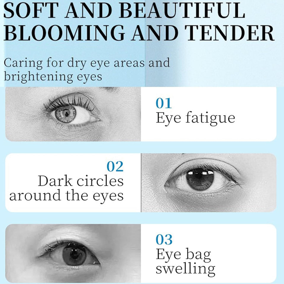 30 pairs crystal collagen hydrating moisturizing smoothing lips gel pads for under eye care, anti-aging and lip rejuvenation