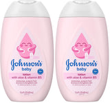 johnsons baby lotion with coconut oil aloe vera vitamin b5 72hr hydration