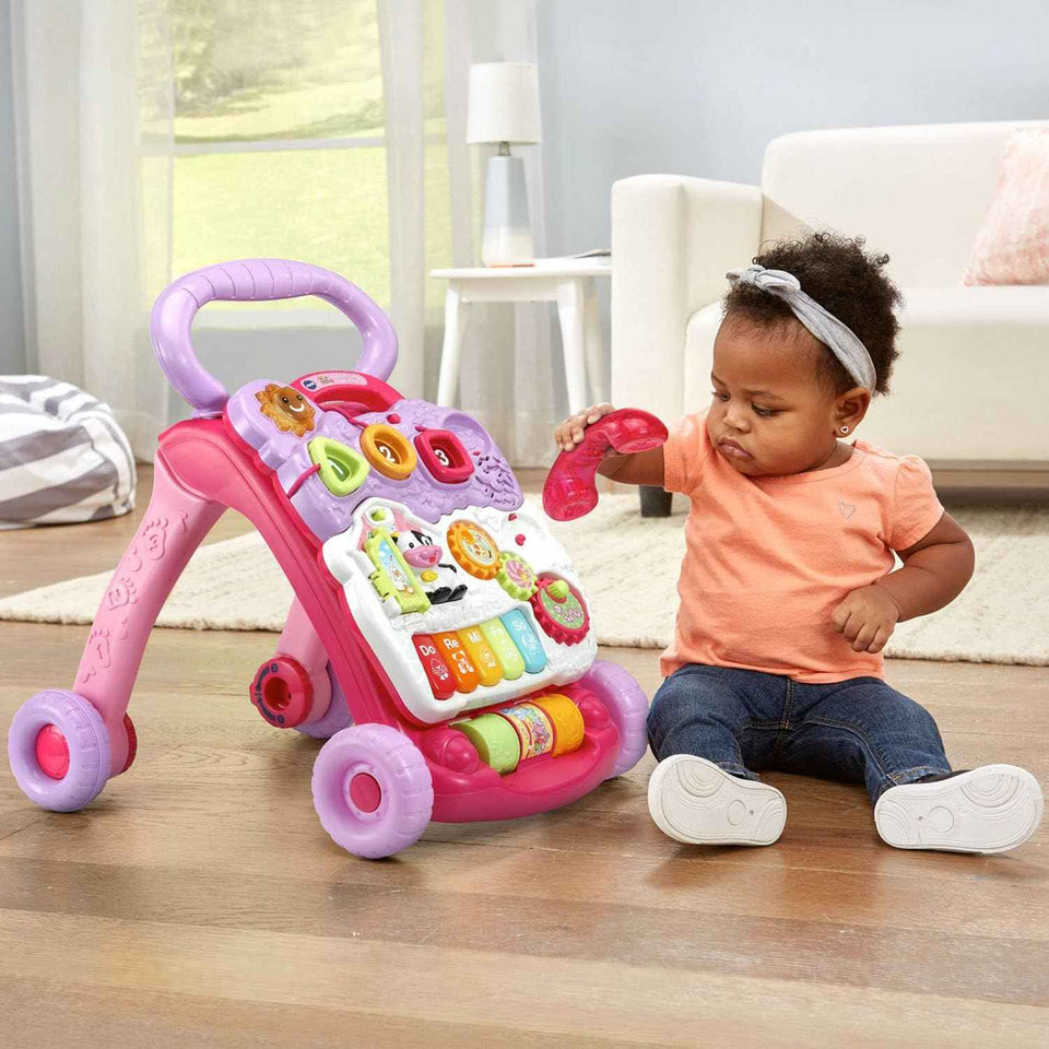 VTech Sit-to-Stand Learning Walker (Frustration Free Packaging), Pink