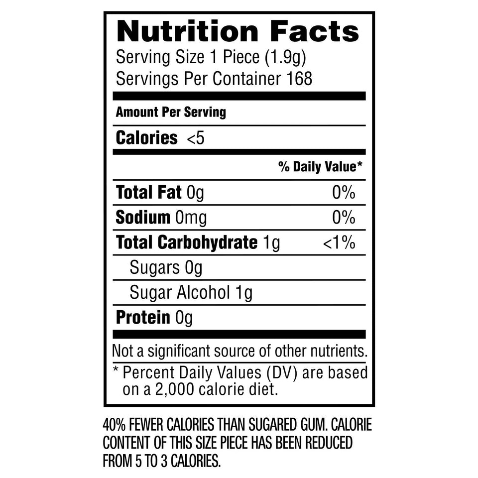 Wrigley's Orbit Sugar-Free Spearmint Gum, 12 packs in bulk with 14 pieces each, total 168 pieces
