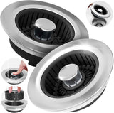 Upgraded 3in1 Kitchen Sink Drain Strainer & Sink Stopper, Stainless Steel Kitchen Drain Plug & Sink Installation Parts with Anti-Clogging Basket, Fit US Standard 3-1/2'' Sink Drain Hole, Silver