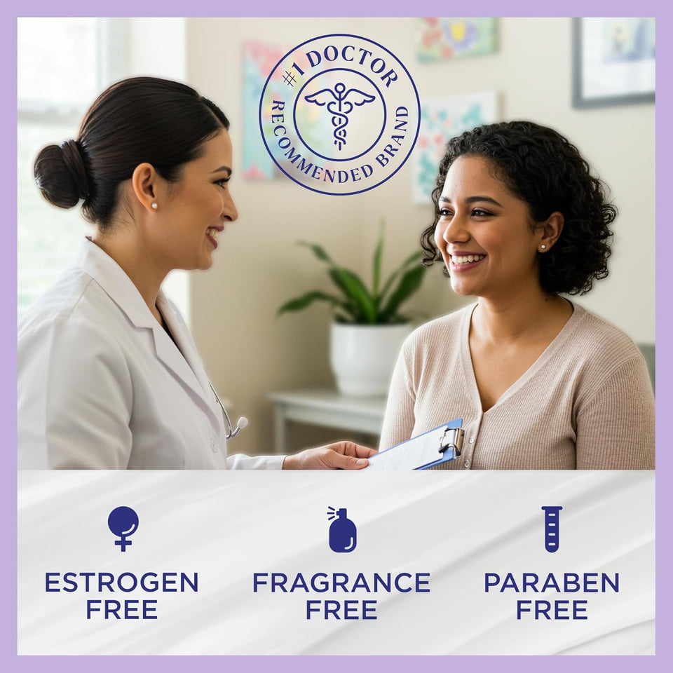 replens doctor-recommended estrogen-free vaginal moisturizer for vaginal dryness, 8 pre-filled applicators