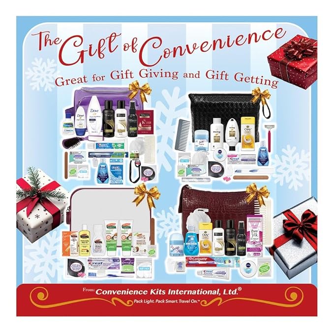 Convenience Kits International Women's Deluxe 10 Piece TSA Compliant Travel Kit with Pantene Essentials