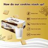 choczero dark chocolate jolies gluten free sugar free keto cookies box 20 count 8 ounce