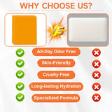 Natural persimmon soap bar for body odor control and deodorant use