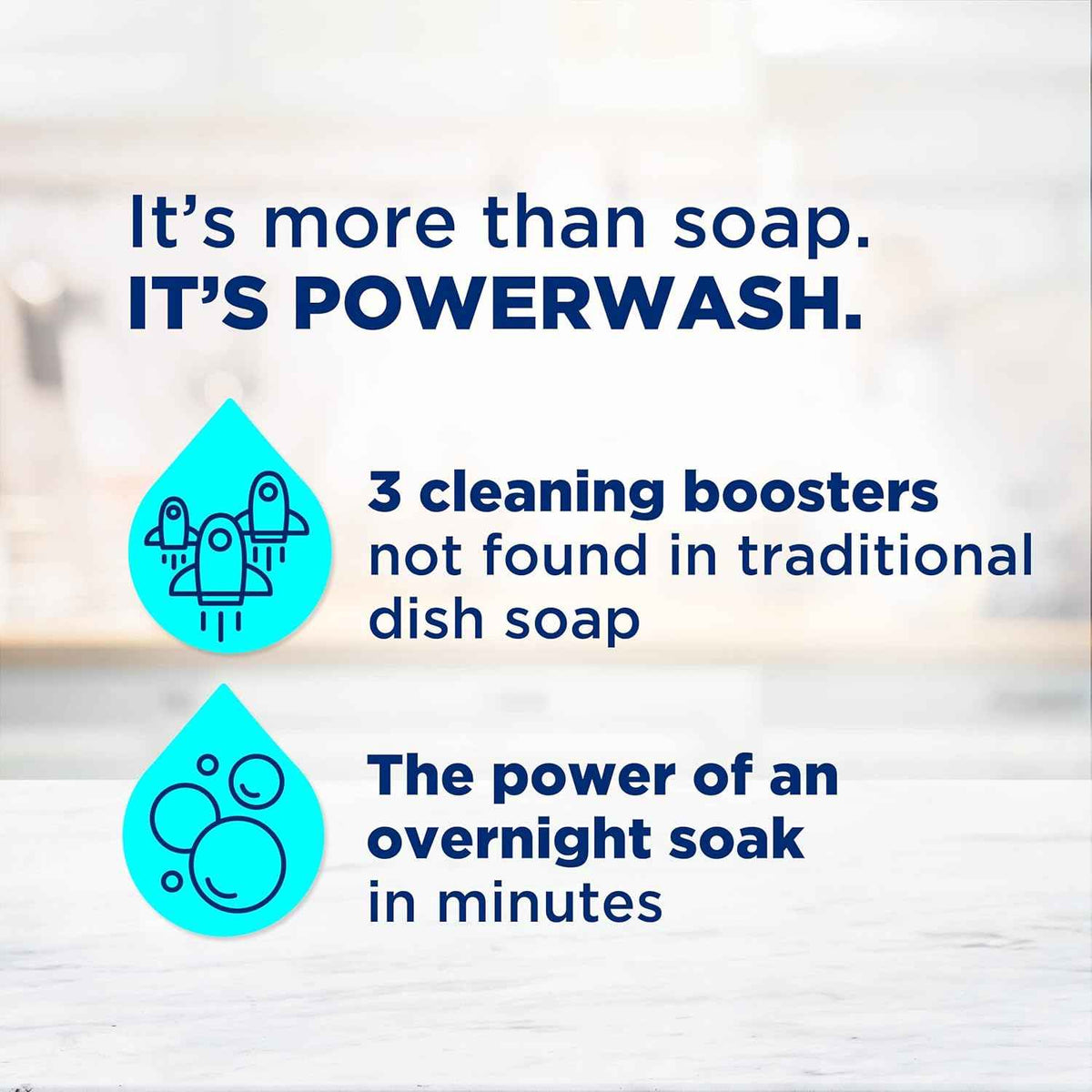 Dawn Powerwash Gain Original Dish Spray, Liquid Dish Soap, Dish Soap Refill, , 1 Starter Kit + 3 Refills, 64 Fl Oz Total (16 fl oz/bottle)