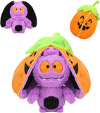 miaodam strawberry bunny reversible cuddle bunny plush zipper transformed rabbit toy