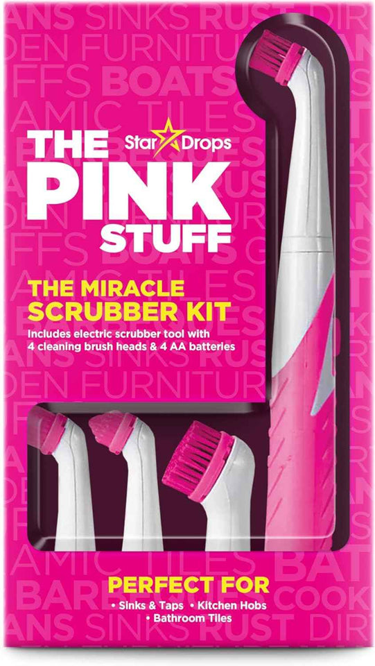 The Pink Stuff - Stardrops - 4-Piece Cleaning Brush Heads Kit