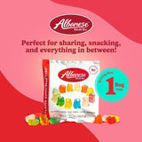 albanese 12 flavor gummy bear cubs 50-count snack packs individually wrapped