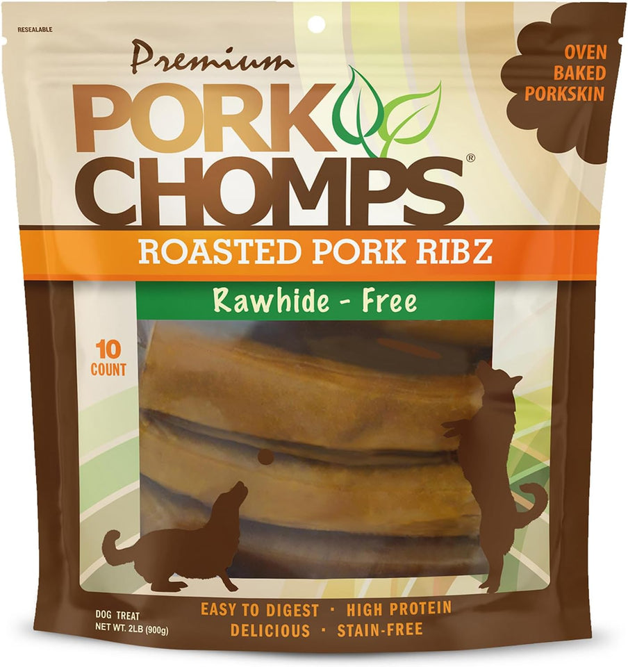 pork-chomps-roasted-pork-skin-dog-chews-6-inch-rib-shapes-10-count