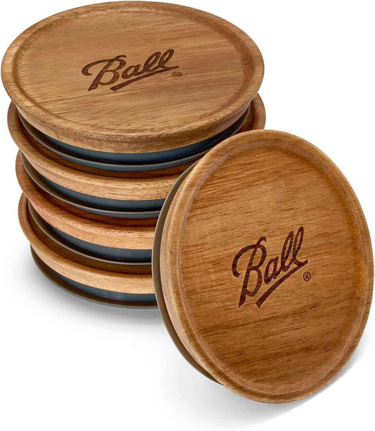 Ball® Jar Lids, 5 Pack Ball Jar Wooden Storage Lids