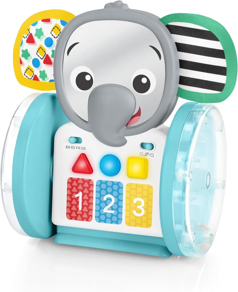 Baby Einstein Glow & Discover Light Bar Musical Toy, Activity Station for Infants Ages 3 Months+ with 3 Learning Modes