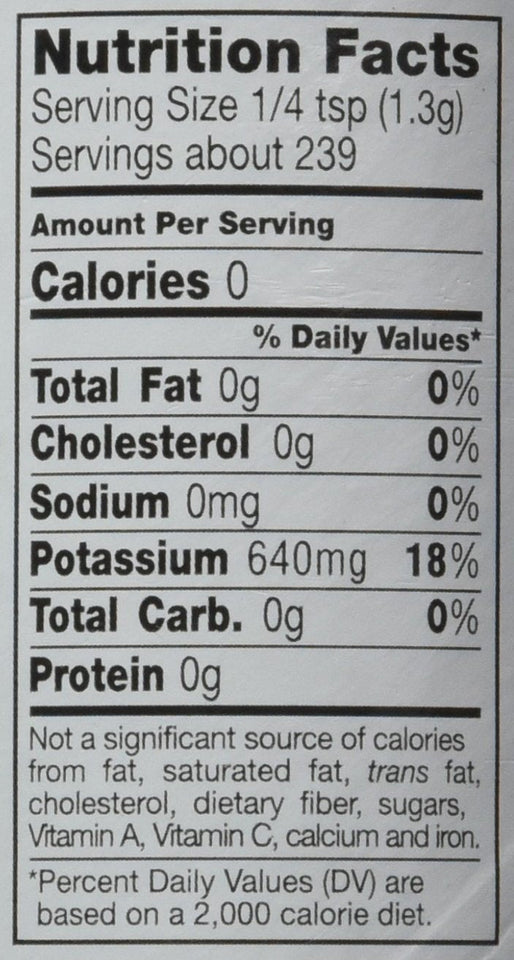 NoSalt Original Sodium-Free Salt Alternative, 11 oz, Convenient Substitute for Table Salt, Low Sodium