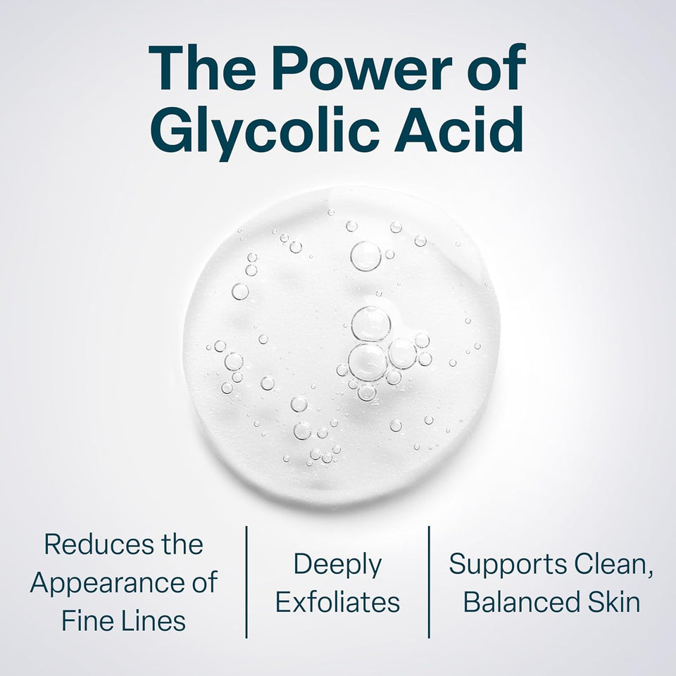 glycolic acid 20% resurfacing pads for face and body with vitamins b5 c e green tea calendula allantoin peel pads