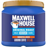 Maxwell House 27.5oz Ground Coffee, Medium Original Roast, 27.5 oz Canister