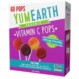 yumearth organic vitamin c pops variety pack, 60 fruit flavored favorites lollipops, allergy friendly, gluten free, non-gmo, vegan
