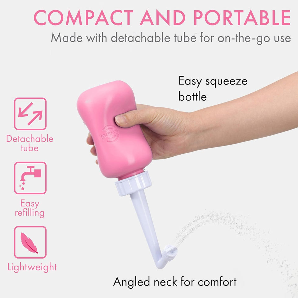 Peri Bottle - Portable Postpartum Bidet for Women and Men - Sensitive Perineal Care on-the-go