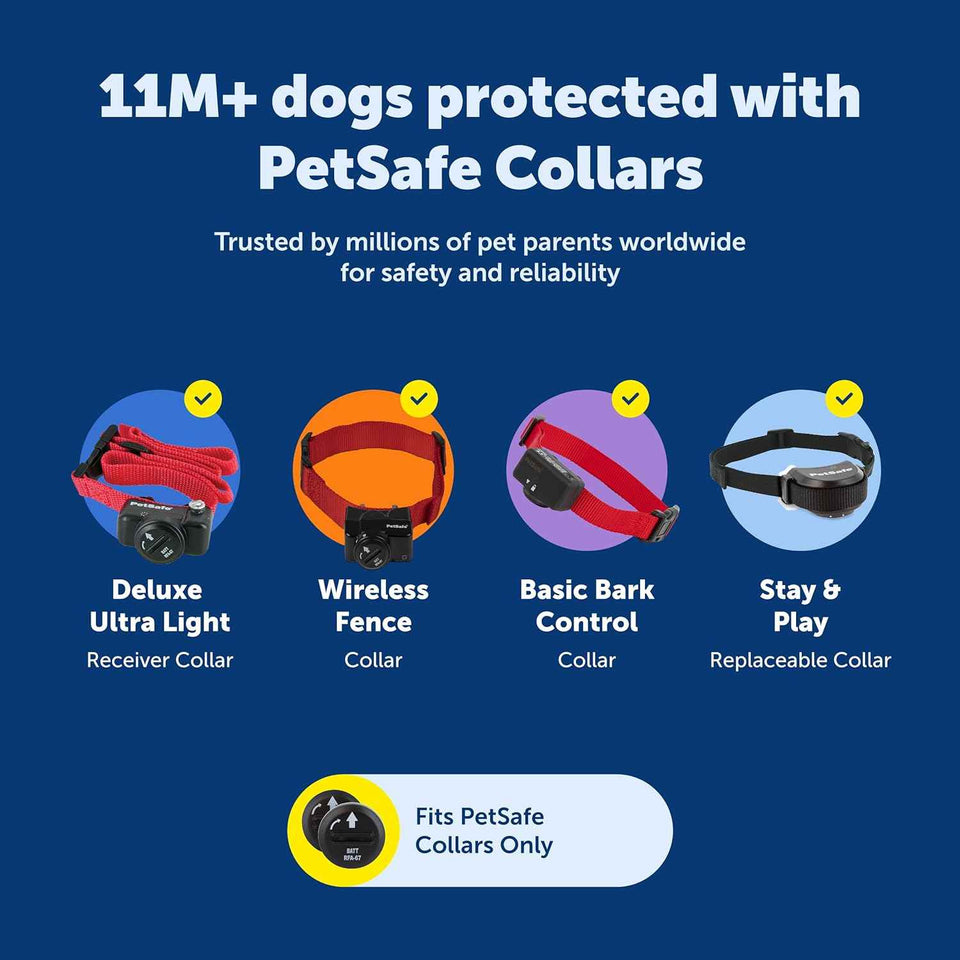 PetSafe Dog Collar Batteries (2 Pack) Dog Collar Battery Waterproof Lithium Metal Product, Rfa-67d-11