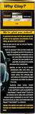 Meguiar's G191700 smooth surface clay kit for safe and easy car claying, glass finish results