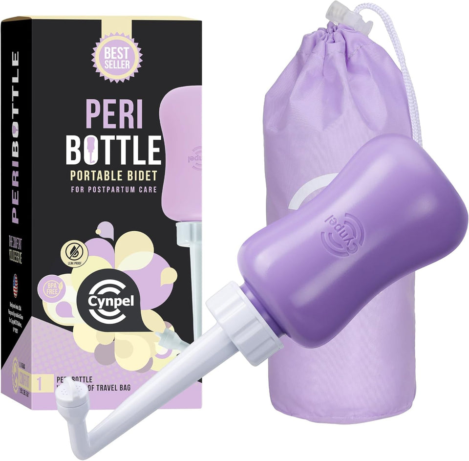 Peri Bottle - Portable Postpartum Bidet for Women and Men - Sensitive Perineal Care on-the-go