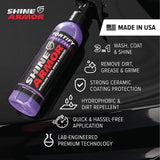 Shine Armor Fortify Quick Coat 3-in-1 Ceramic Car Wax Spray and Waterless Car Wash for Maximum Shine and Protection