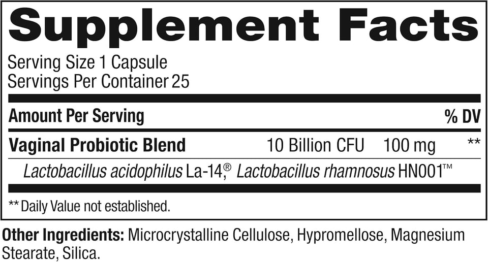 olly happy hoo-ha capsules 10 billion cfu probiotic for women gluten free 25 count