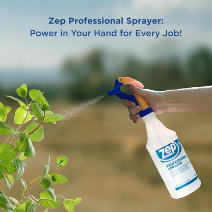 ZEP Professional Sprayer Bottle - 32 oz (Pack of 3) - HDPRO1 - Versatile Adjustable Nozzle Spray Bottles with a Fine Mist or Powerful Spray, Refillable for Diluted Concentrate