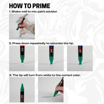 POSCA 8-Color Paint Marker Set, PC-5M Medium