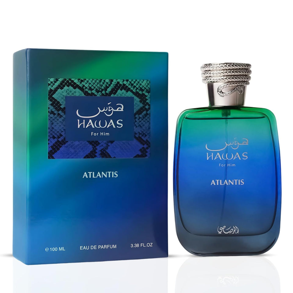 rasasi hawas for men eau de parfum spray 100ml 3.4 oz long lasting arabian perfume for men