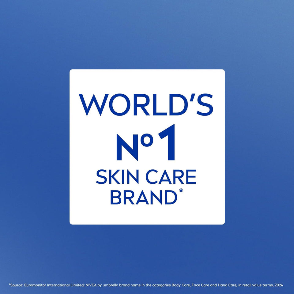 nivea essentially enriched body lotion for dry skin with hyaluronic acid, 16.9 fl oz, pack of 2