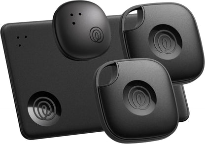 Life360 Tile Essentials - Bluetooth Trackers & Item Locators for Keys, Wallets, Remotes & More; Easily Find All Your Things. Both iOS and Android Compatible. 4-Pack (Mates/Slim/Sticker)