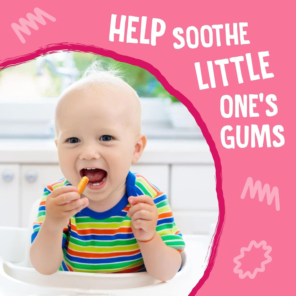 Earth's Best Organic Baby Food - Teething Snack for Babies 6 Months and Older - Strawberry Banana Crunchy Sticks, 5 Pack (.56 oz each)