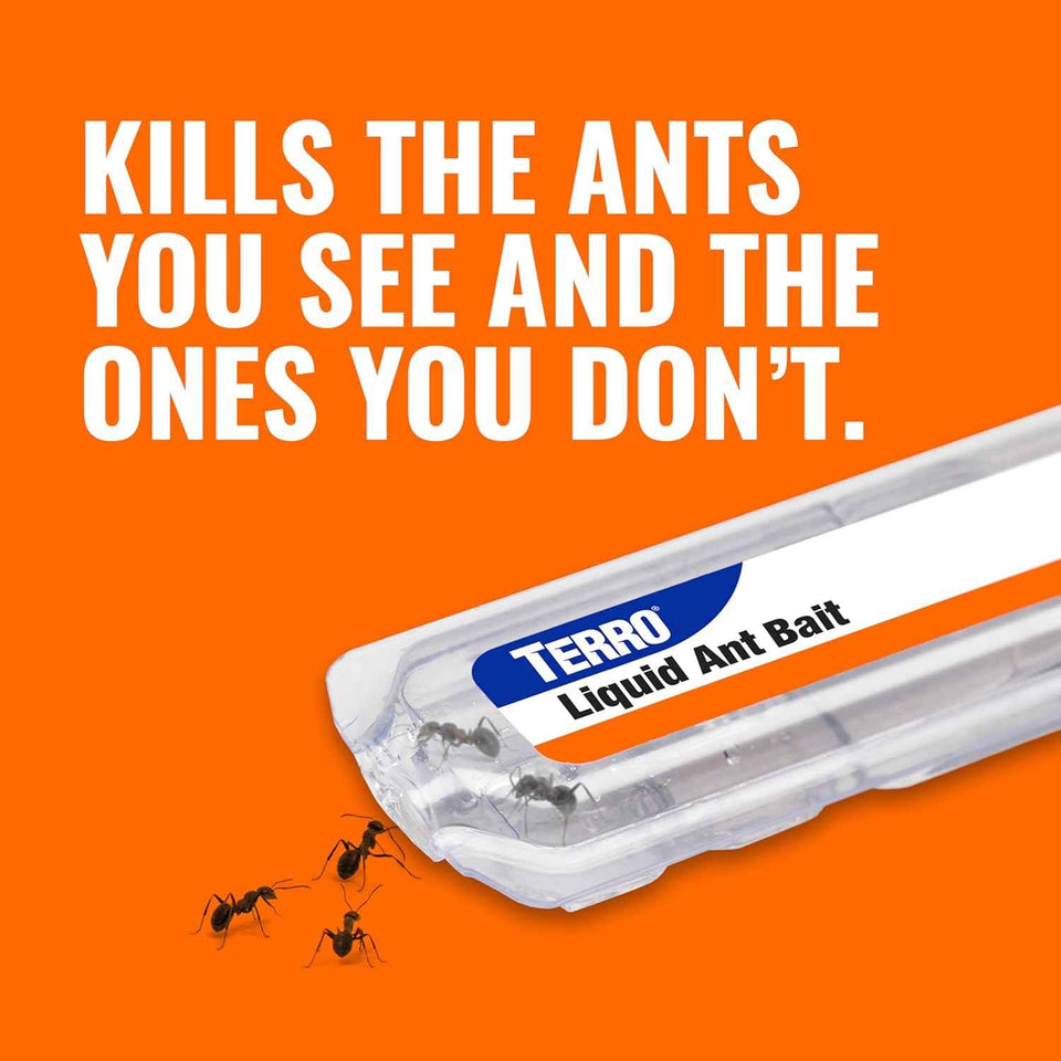 TERRO Ant Killer Bait Stations T300-3SR - Liquid Bait to Eliminate Ants - 18 Count Stations for Effective Indoor Ant Control