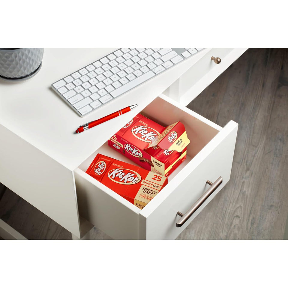 kit kat milk chocolate wafer snack size 25 pieces 12.25 oz pantry pack candy