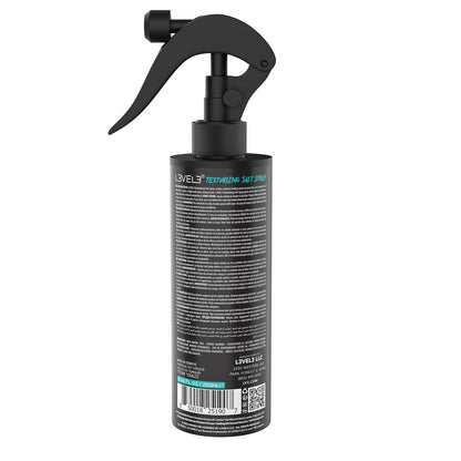 L3 Level 3 Sea Salt Texturizing Spray - Creates Beachy Waves and Texture - Casual Hair Finish (8.45 Fl Oz)