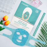 znöcuetöd blue cold face eye mask ice pack for facial puff, dark circles and skin care