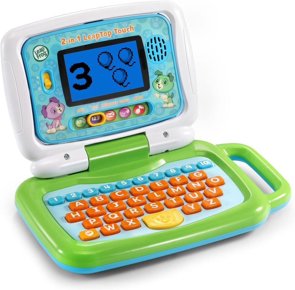 LeapFrog 2-in-1 LeapTop Touch, Green