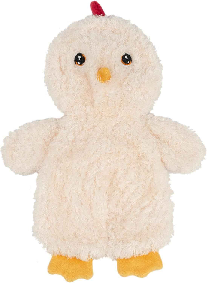 Best Pet Supplies Interactive Squeaky Dog Chew Toy, Ideal Dog Toys for Chewers, Small, Medium & Large Dogs, and Fetch Lovers - Crinkle Duck (Light Pink), Large