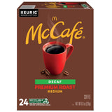 McCafe Premium Roast Decaf Coffee, Single Serve Keurig K-Cup Pods, Decaffeinated, 96 Count