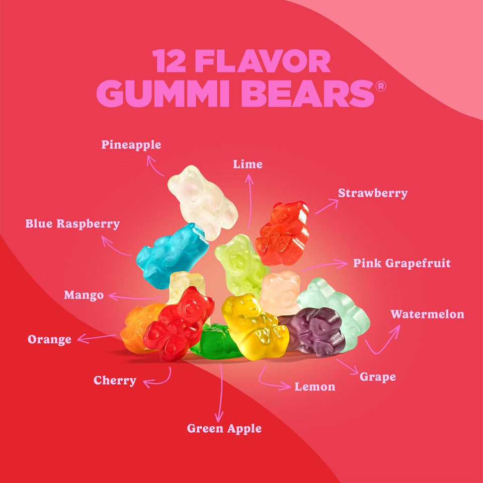 albanese candy 5 pound bag 12 flavor gummi bears bulk