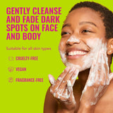 Good Molecules brightening soap free face and body bar with tranexamic kojic acids and niacinamide for dark spots skin care