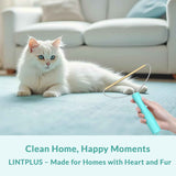Deep Cleaner Pro Pet Hair Remover-Special Cat Hair Remover Multi Fabric Edge and Carpet Rake Scraper by LINTPLUS-Dog Hair Remover for Rugs,Couch & Pet Towers-Easy to Every Hair!
