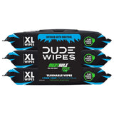 duke unscented extra-large adult wet wipes - 3 pack, 144 flushable wipes, septic and sewer safe