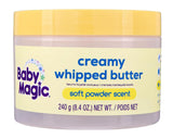 Baby Magic creamy whipped butter for skin, hypoallergenic, 8.4 fl oz, baby soft, vitamin-enhanced