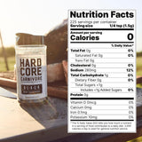Hardcore Carnivore Black activated charcoal meat seasoning rub 13 oz Texas-made blend for steak brisket burgers BBQ grilling and smoking