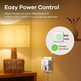 linkind matter smart plug, work with apple home, alexa, google, smartthings, 15a/1800w, app remote control & schedule