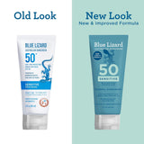 Blue Lizard Sensitive SPF 50+ Mineral Sunscreen, Water Resistant, 3 oz, Fragrance Free for Sensitive Skin