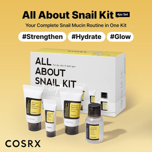 cosrx all about snail mucin korean skincare travel essentials set mini gift moisturizing kit