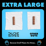 duke unscented extra-large adult wet wipes - 3 pack, 144 flushable wipes, septic and sewer safe